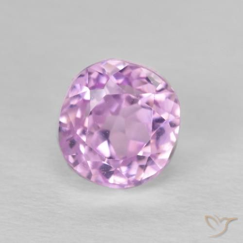 2.18 ct Pink Kunzite, 6.8 x 6.5 mm Cushion Cut From Afghanistan, Photo A