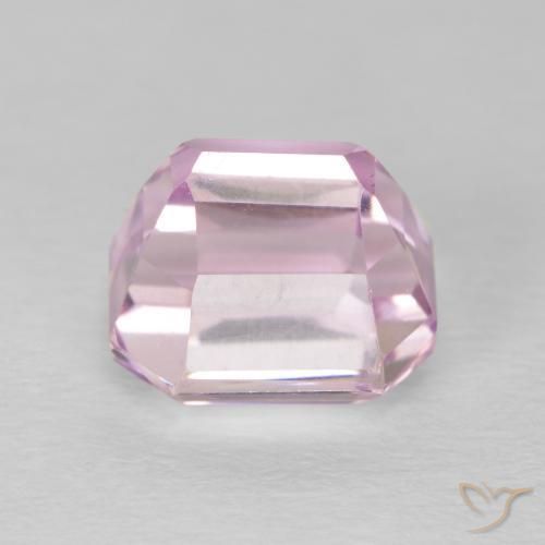 Kunzite Gemstone in 8.9 x 7.5 mm Size for Sale, Kunzite Stone in Royal Purple Pink Color