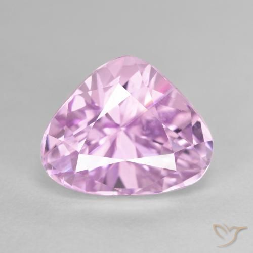 7.76 ct Purple Kunzite, 13 x 10.7 mm Pear Cut From Afghanistan, Photo A
