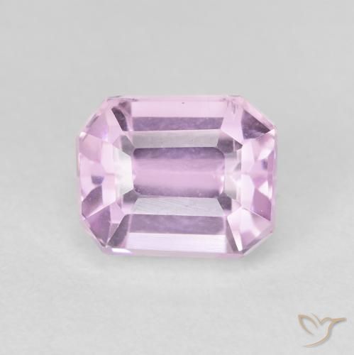 3.03ct Natural Pinkish Violet Purple Kunzite, Emerald Cut, VS