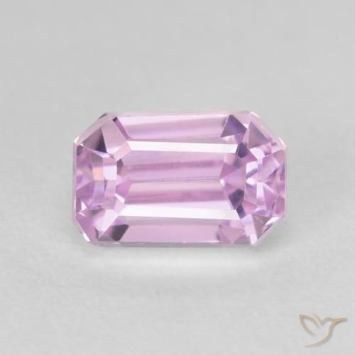 2.41ct Natural Light Purple Kunzite, Emerald Cut, VS