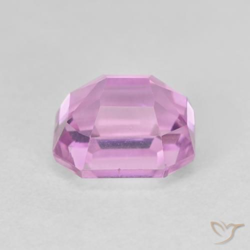 Kunzite Gemstone in 8.3 x 7.3 mm Size for Sale, Kunzite Stone in Purple-Pink Color
