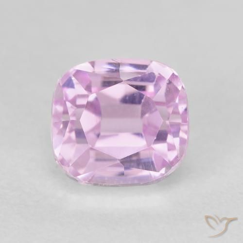 2.42ct Natural Light Pinkish Violet Purple Kunzite, Cushion, VS