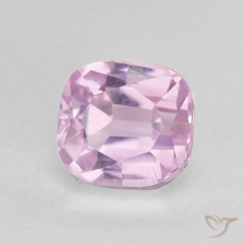 2.42 ct Purple Kunzite Stone, Natural Kunzite in Cushion-Cut Shape for Sale