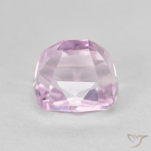 Kunzite Gemstone in 7 x 6.5 mm Size for Sale, Kunzite Stone in Light Pinkish Violet Purple Color