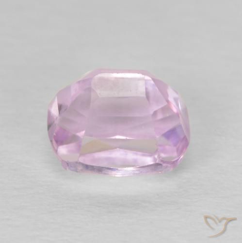 Kunzite Gemstone in 7.2 x 6 mm Size for Sale, Kunzite Stone in Cherry Pink Tone Color