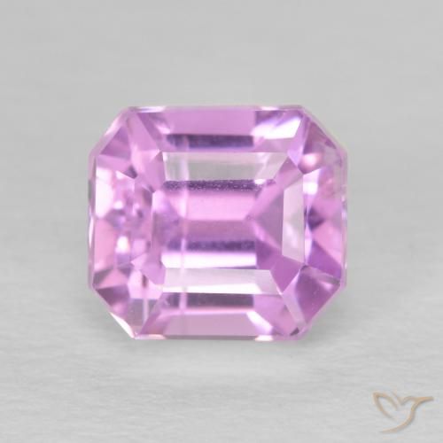 2.46 ct Pink Kunzite, 7.1 x 6.5 mm Octagon Cut From Afghanistan, Photo A