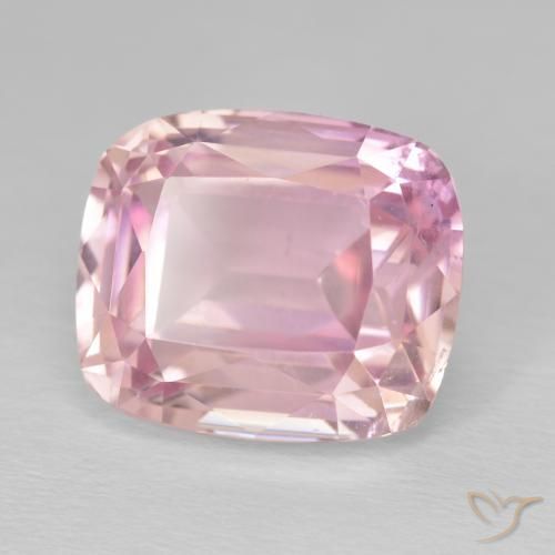 Kunzite 12.26x12.16mm Faceted Antique Cushion AAA Grade Loose Gemstone -  160505