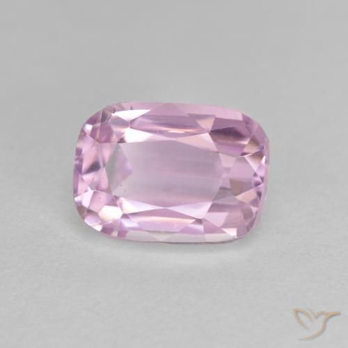 4.19 ct Purple Kunzite Stone, Natural Kunzite in Cushion-Cut Shape for Sale