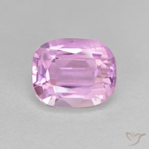 3.73ct Natural Light Purple Kunzite, Cushion, VS