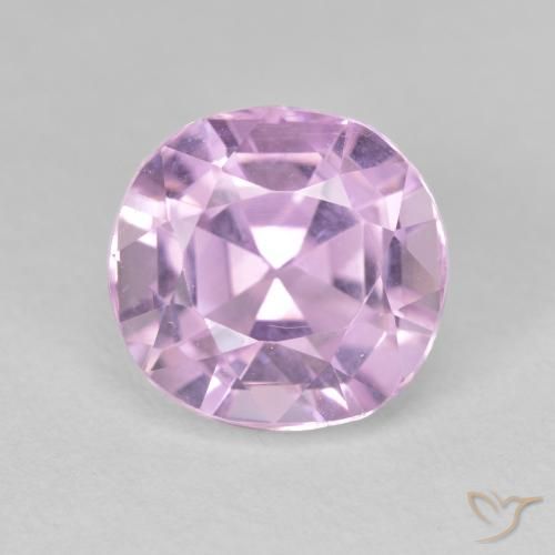 5.86 ct Purple Kunzite, 10.8 x 10.3 mm Cushion Cut From Afghanistan, Photo A