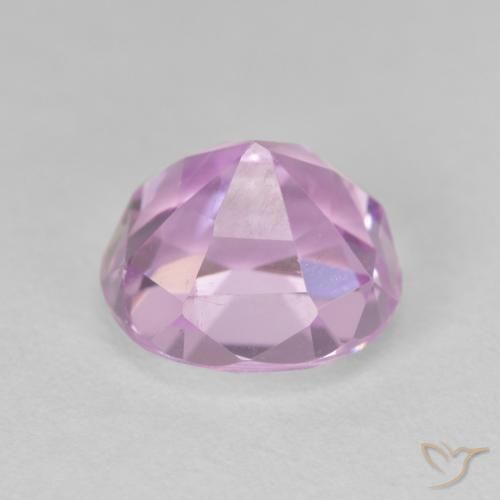 Kunzite Gemstone in 10.8 x 10.3 mm Size for Sale, Kunzite Stone in Light Lilac Color