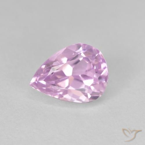 3.07ct Natural Light Purple Kunzite, Pear Shape, VS