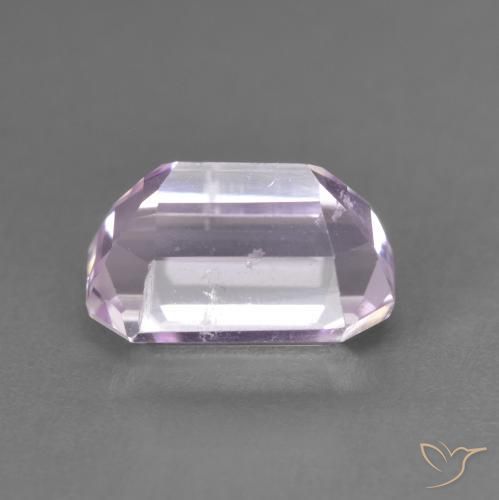 Kunzite Gemstone in 10 x 6.4 mm Size for Sale, Kunzite Stone in Light Royal Purple Pink Color