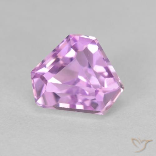 2.48 ct Pink Kunzite Stone, Natural Kunzite in Fancy Cut Shape for Sale