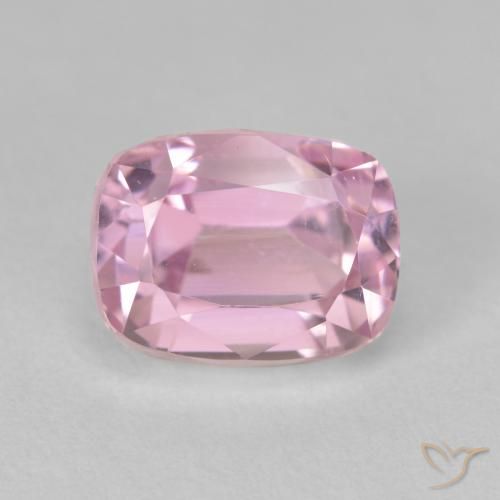 5.28 ct Pink Kunzite, 10 x 7.7 mm Cushion Cut From Afghanistan, Photo A