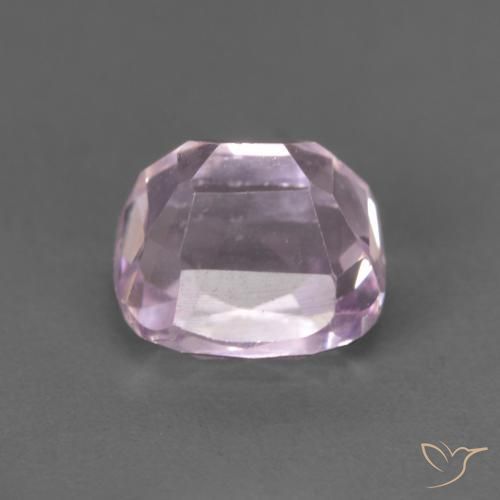 Kunzite Gemstone in 6.8 x 6.1 mm Size for Sale, Kunzite Stone in Purple Pink Color