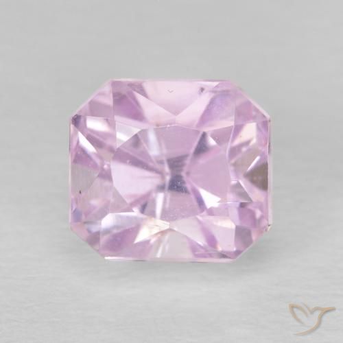 2.61ct Natural Light Pink Kunzite, Emerald Cut, VVS-VS