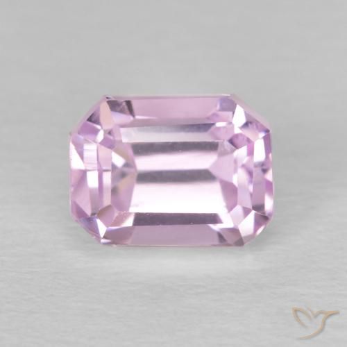 1.98 ct Pink Kunzite, 7.2 x 5.4 mm Octagon Cut From Afghanistan, Photo A