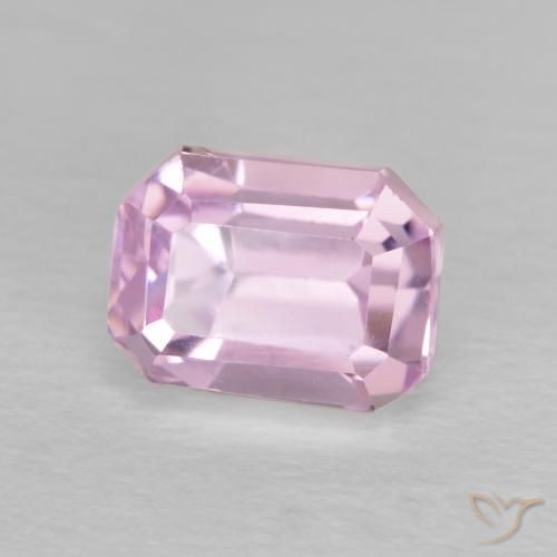 1.98 ct Pink Kunzite Stone, Natural Kunzite in Octagon Step Cut Shape for Sale