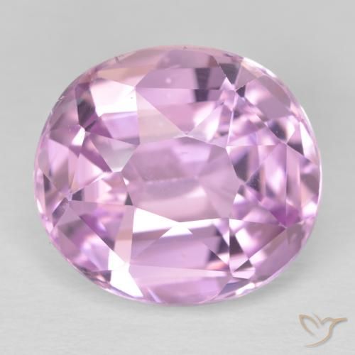 17.82 ct Pink Kunzite, 17 x 15.4 mm Oval Cut From Afghanistan, Photo A
