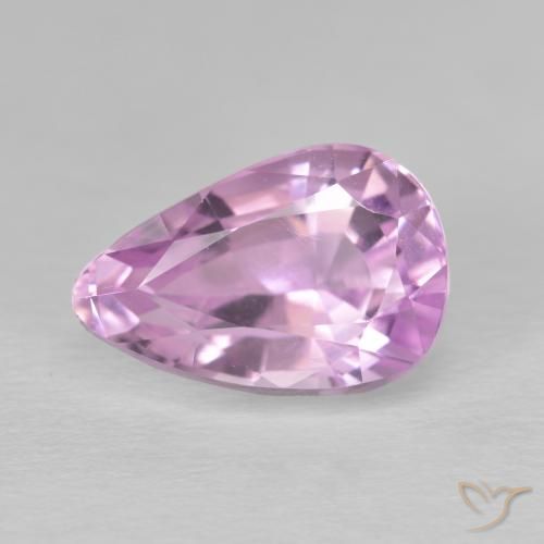 5.24 ct Pink Kunzite, 12.6 x 8.4 mm Pear Cut From Afghanistan, Photo A