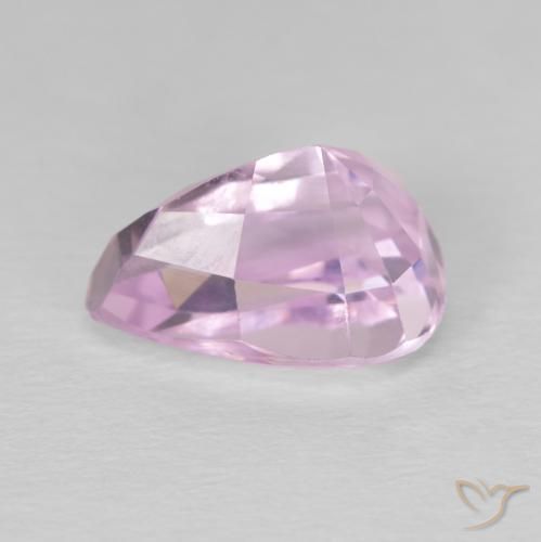 Kunzite Gemstone in 12.6 x 8.4 mm Size for Sale, Kunzite Stone in Royal Purple Pink Color