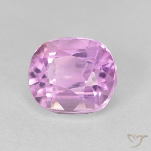 2.59 ct Purple Kunzite Stone, Natural Kunzite in Cushion-Cut Shape for Sale