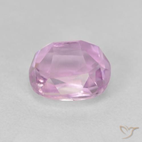 Kunzite Gemstone in 8.1 x 7 mm Size for Sale, Kunzite Stone in Very Light Grape Purple Color
