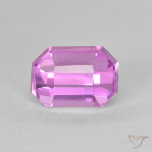 1.91ct Natural Pinkish Violet Purple Kunzite, Emerald Cut, VVS-VS