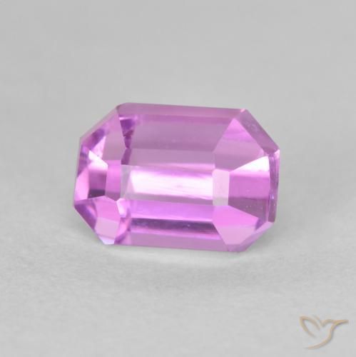 1.91 ct Purple Kunzite Stone, Natural Kunzite in Octagon Step Cut Shape for Sale