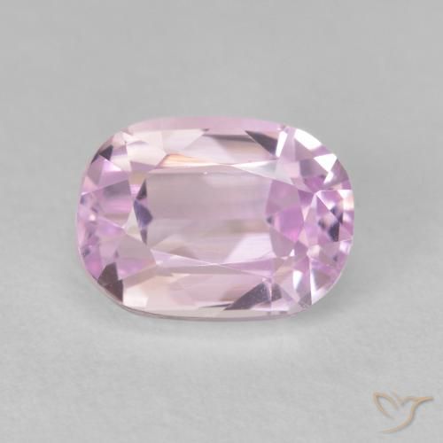 3.67 ct Purple Kunzite, 9.6 x 7 mm Cushion Cut From Afghanistan, Photo A