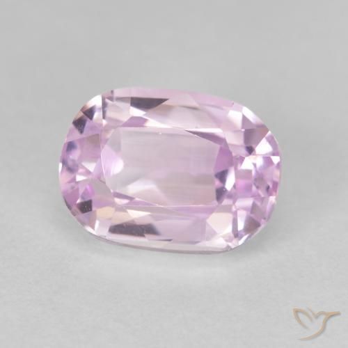 3.67 ct Purple Kunzite Stone, Natural Kunzite in Cushion-Cut Shape for Sale