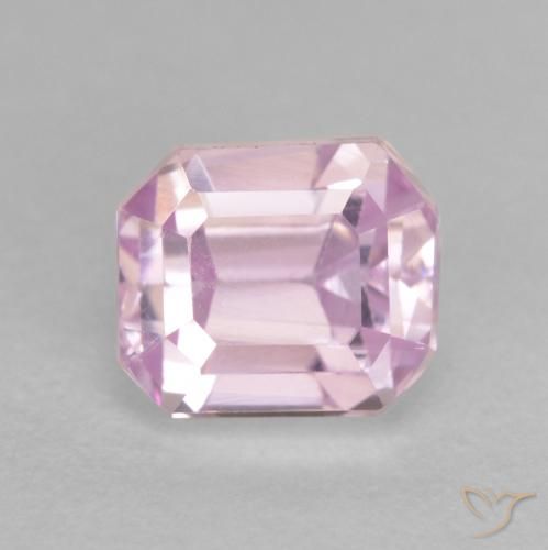 1.83ct Natural Pinkish Violet Purple Kunzite, Emerald Cut, VVS-VS