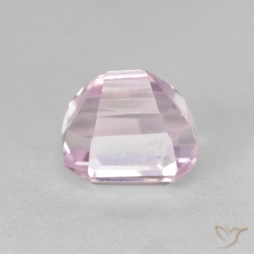 Kunzite Gemstone in 6.7 x 5.7 mm Size for Sale, Kunzite Stone in Pinkish Violet Purple Color