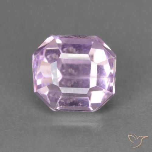 1.59 ct Pink Kunzite Stone, Natural Kunzite in Octagon Step Cut Shape for Sale