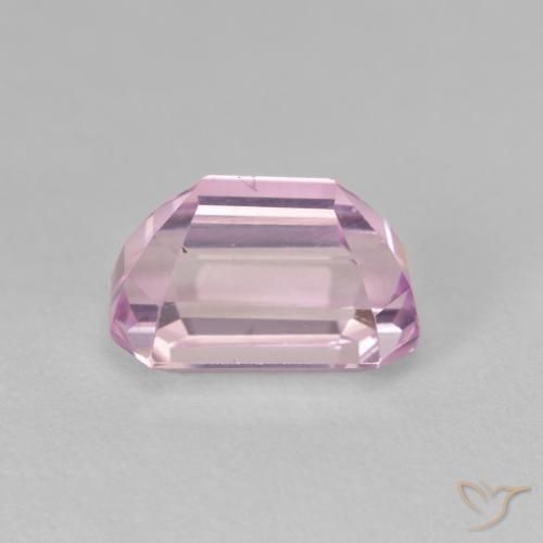 Kunzite Gemstone in 11 x 7.1 mm Size for Sale, Kunzite Stone in Light Pinkish Violet Purple Color
