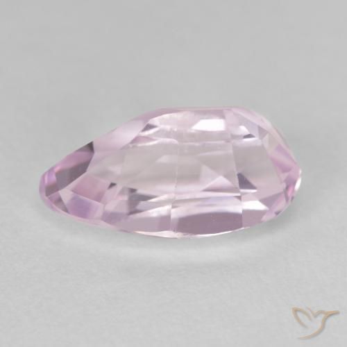 Kunzite Gemstone in 11.7 x 6.6 mm Size for Sale, Kunzite Stone in Very Light Pink Color