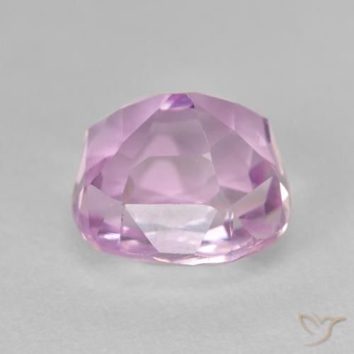 Kunzite Gemstone in 8.8 x 8.4 mm Size for Sale, Kunzite Stone in Cherry Pink Tone Color