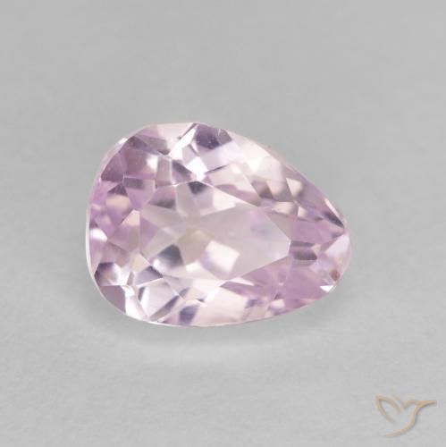 2.32 ct Pink Kunzite Stone, Natural Kunzite in Pear Facet Shape for Sale