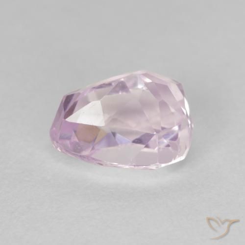 Kunzite Gemstone in 8.5 x 6.5 mm Size for Sale, Kunzite Stone in Cherry Pink Tone Color