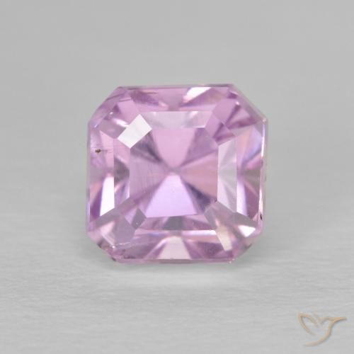 2.26 ct Pink Kunzite Gemstone, Kunzite Gem in Octagon Step Cut Shape for Sale.