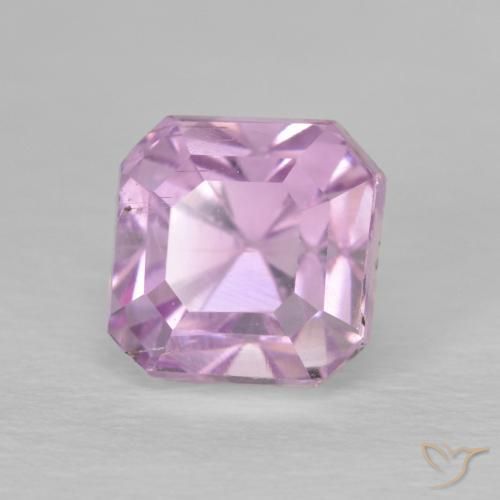 2.26 ct Pink Kunzite Stone, Natural Kunzite in Octagon Step Cut Shape for Sale