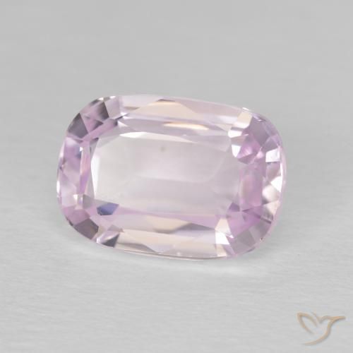 4.42 ct Pink Kunzite Stone, Natural Kunzite in Cushion-Cut Shape for Sale