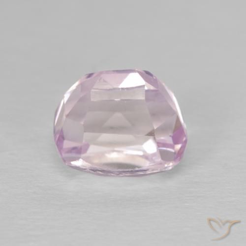 Kunzite Gemstone in 8.7 x 7.6 mm Size for Sale, Kunzite Stone in Very Light Pink Color