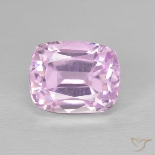 4.25ct Natural Cherry Pink Tone Kunzite, Cushion, VVS