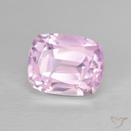 4.25 ct Pink Kunzite Stone, Natural Kunzite in Cushion-Cut Shape for Sale