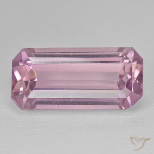 23.1 ct Pink Kunzite, 22.5 x 10.8 mm Octagon Cut From Afghanistan, Photo A