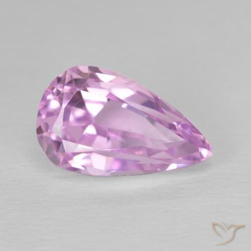 5.64 ct Pink Kunzite Stone, Natural Kunzite in Pear Facet Shape for Sale