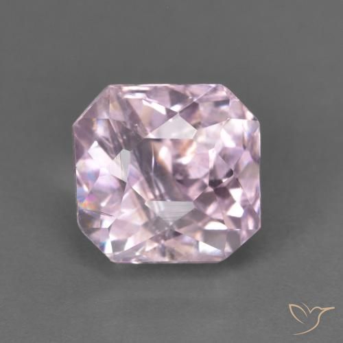 1.99 ct Pink Kunzite Stone, Natural Kunzite in Octagon Step Cut Shape for Sale